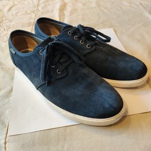 Men's size 11.5 Clarks Navy Blue Suede Sneakers